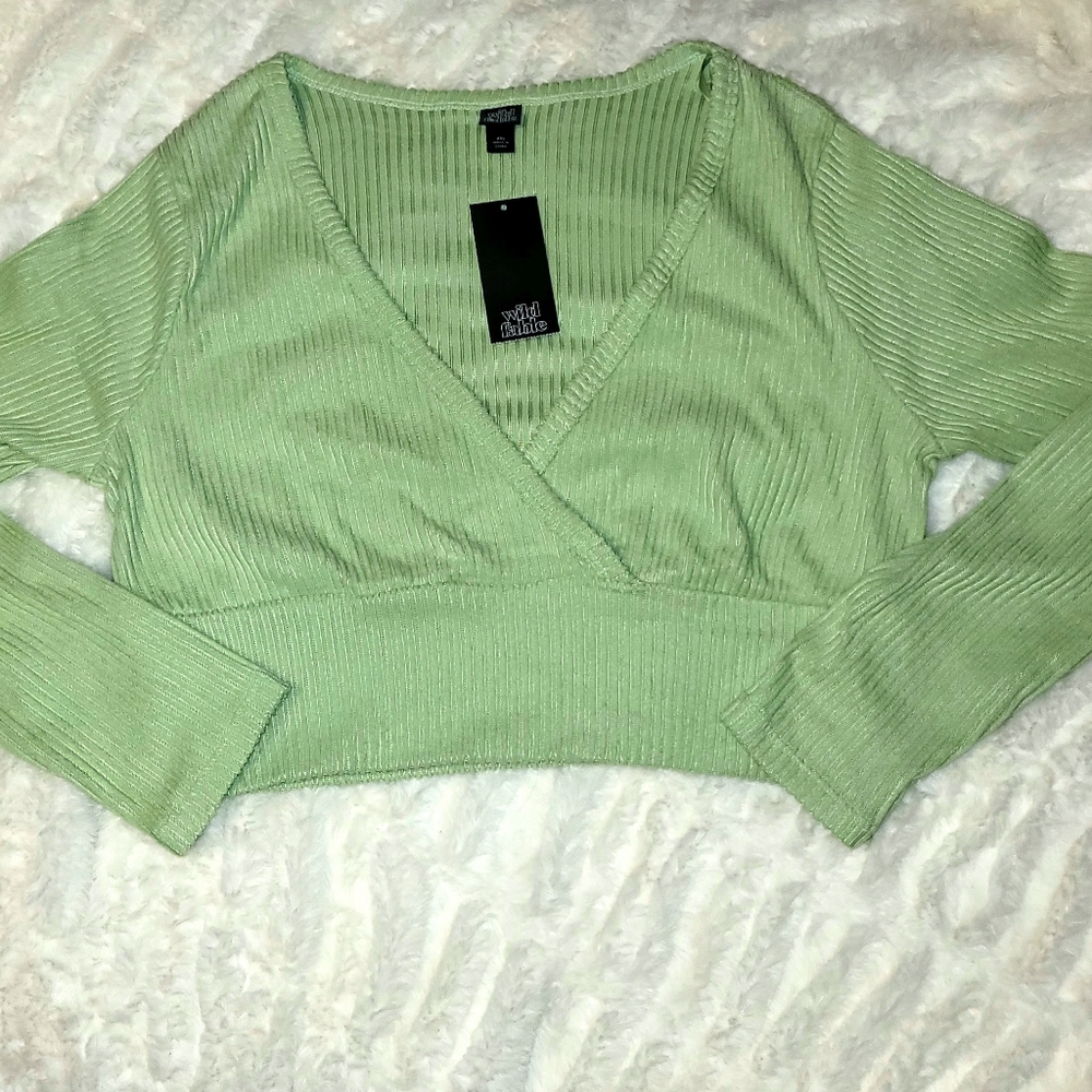 SALE Long sleeve, V neck Top